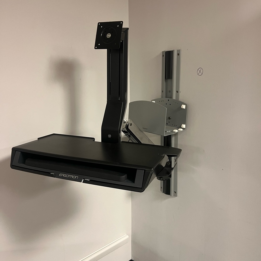 Ergotron StyleView Sit-Stand Combo System with Worksurface,